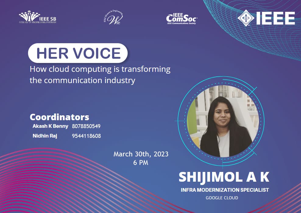 Shijimol AK Inspires with Cloud Computing Talk
